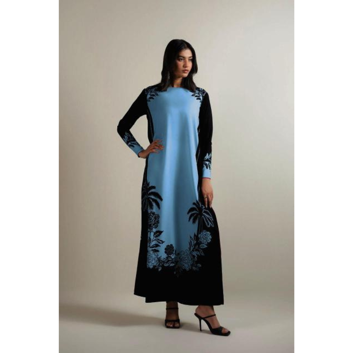 3-PC Digital Print Silk Suit With Silk Digital Print Dupatta FC-35