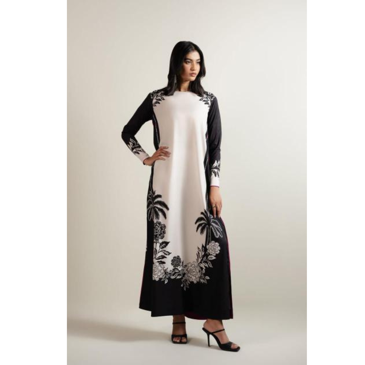 3-PC Digital Print Silk Suit With Silk Digital Print Dupatta FC-38