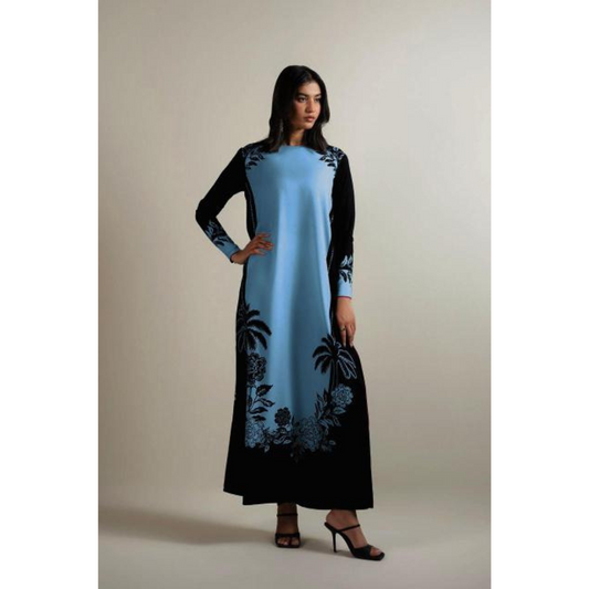 3-PC Digital Print Silk Suit With Silk Digital Print Dupatta FC-35