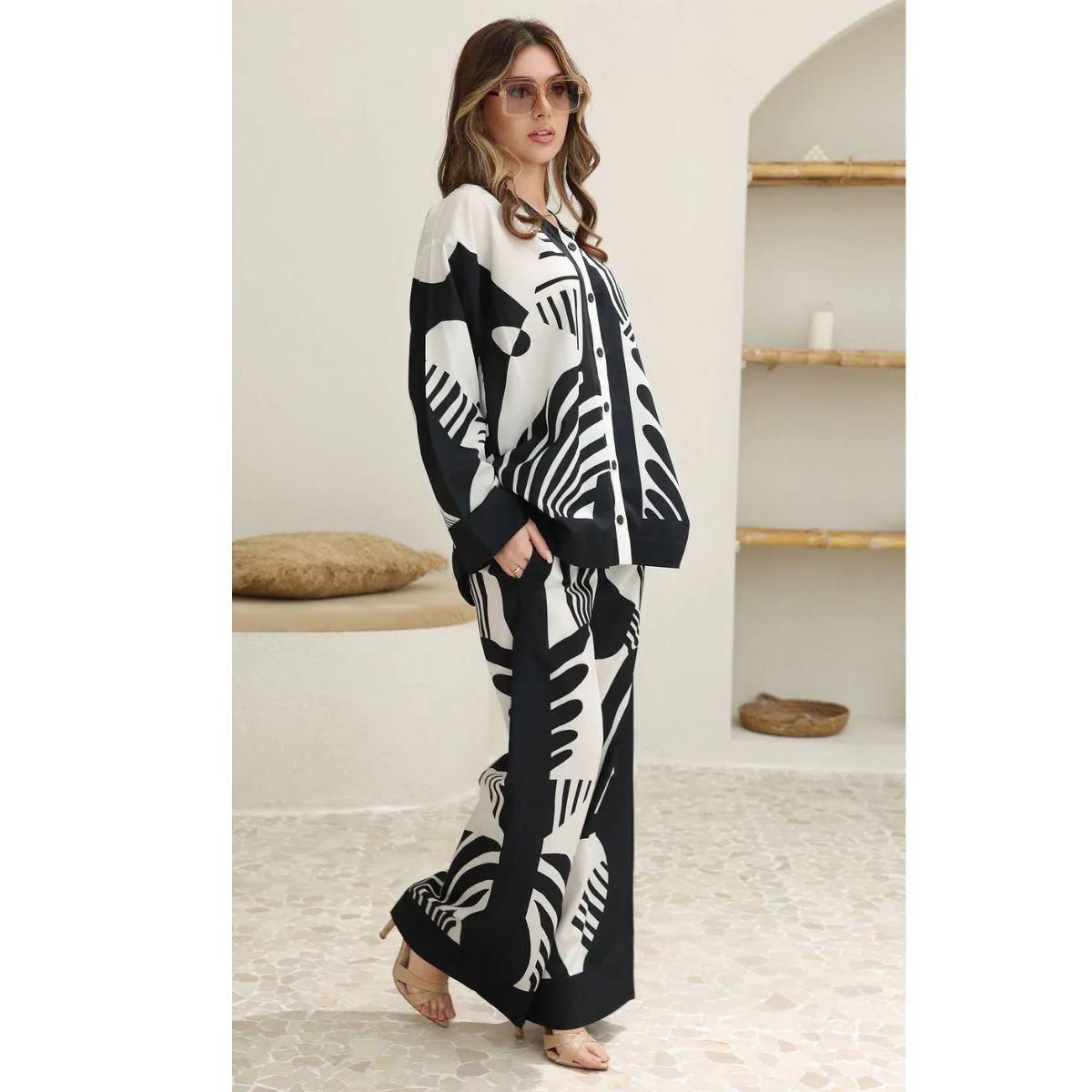 3-PC Digital Print Silk Suit With Silk Digital Print Dupatta FC-39