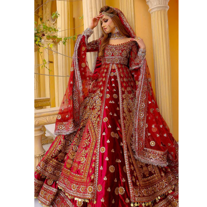 3-PC Digital Print Silk Suit With Silk Digital Print Dupatta FC-45