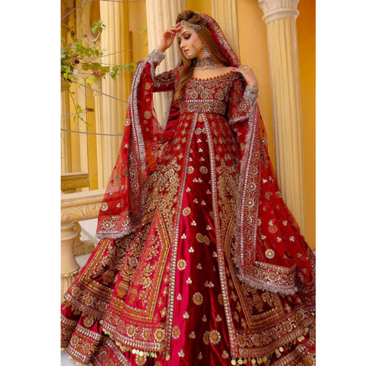 3-PC Digital Print Silk Suit With Silk Digital Print Dupatta FC-45