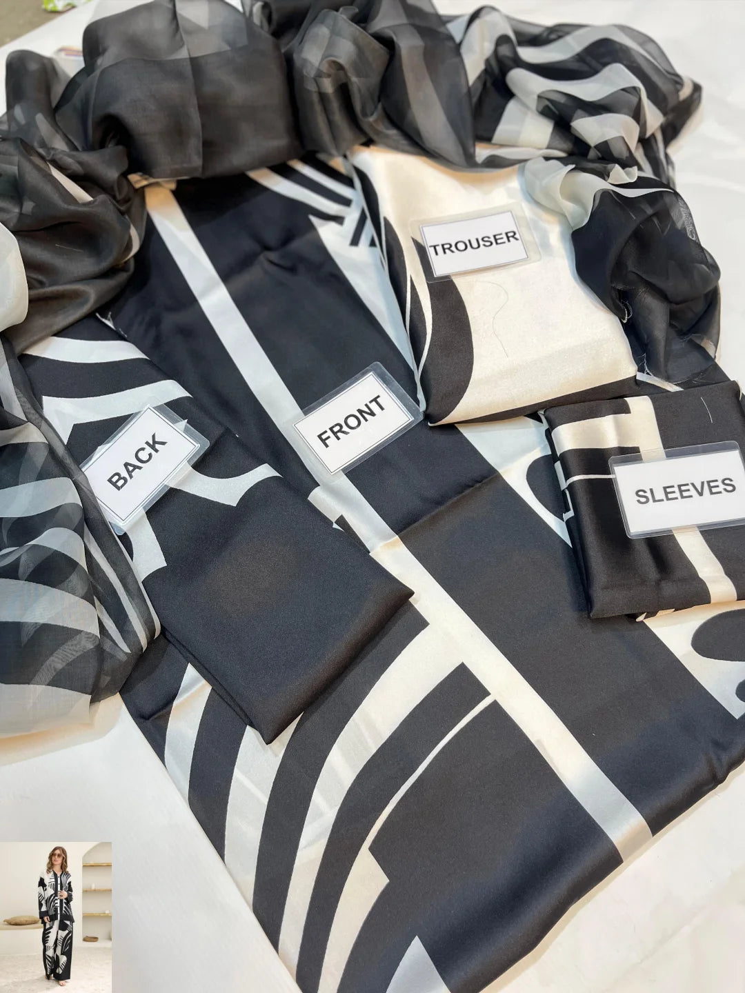 3-PC Digital Print Silk Suit With Silk Digital Print Dupatta FC-39