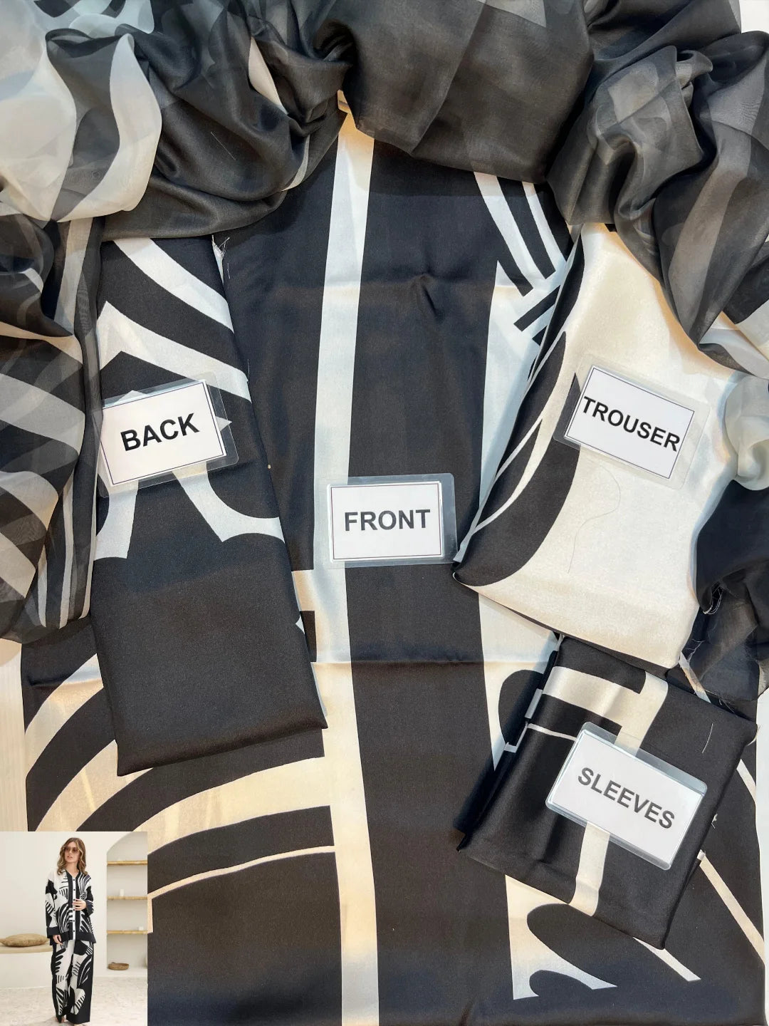 3-PC Digital Print Silk Suit With Silk Digital Print Dupatta FC-39