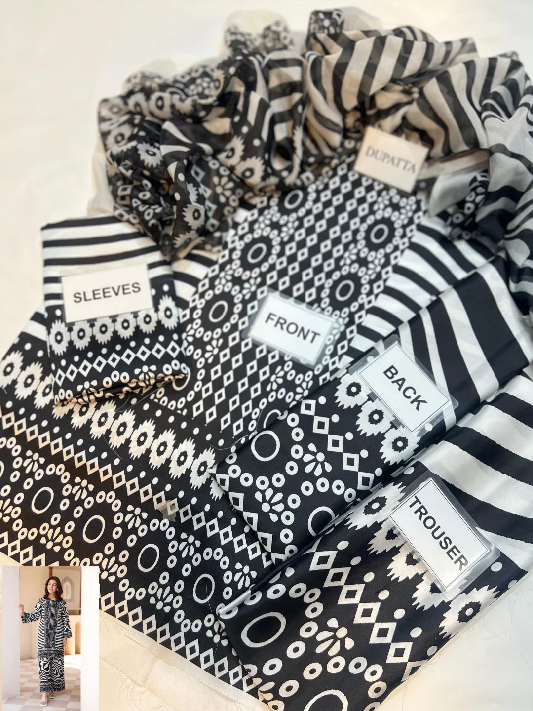 3-PC Digital Print Silk Suit With Silk Digital Print Dupatta FC-40